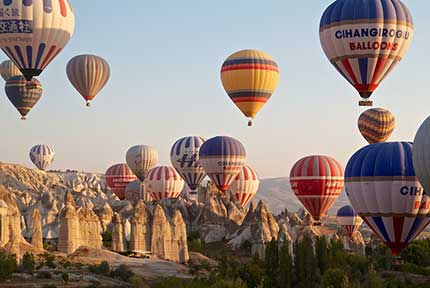 Kapadokya sıcak hava balonu